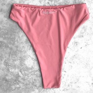 437 swimwear rose medium bottoms, new!